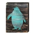 Designocracy Designocracy 98542-08 Penguin Art on Board Wall Decor 98542-08